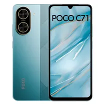 Smartphone Xiaomi Poco C71 Global 128GB 4GB Ram Dual Sim Tela 6.88" - Azul (Lacre Pequeno)