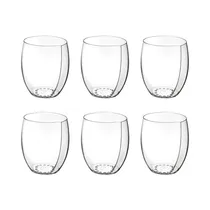 Set de Vasos RCR World's Best 26008020006 390ML 6 Piezas