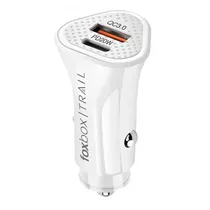 Carregador de Carro Foxbox Trail Energy PD20W Tipo A-Tipo C - Branco (Caixa Feia)
