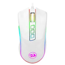 Mouse Gamer Redragon M711W Cobra USB / RGB - Branco