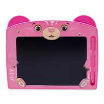 Painel de Escritura Tablet Luo LCD 8.5" Pulegadas LU-A76 Digital Grafico Eletronico Portatil Placa de Desenho Manuscrito Pad para Criancas Adultos Casa Escola Escritorio - Rosa