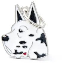 Medalha de Identificação Myfamily Friends Cão Dogue Alemão Arlequim MF01ARLE