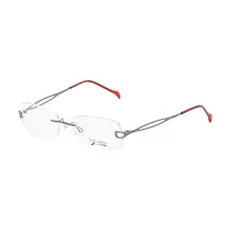 Armação para Óculos de Grau Visard Mod.963 C3 Tam. 50-18-135MM - Vermelho e Prata