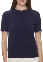 Camiseta Tommy Hilfiger WW0WW38724 DW5 - Feminina