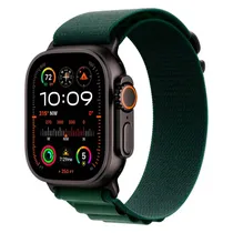 Apple Watch Ultra 2 MX4R3LW/A Celular + GPS Caixa Titanio 49MM Preto - Loop Alpine Verde (Caixa Danificada)
