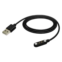 Carregador FTX 2 Pinos para Smartwatch R24/R20/F24 - Preto