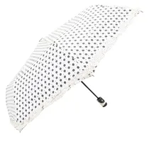 Guarda-Chuva Adulto Design Poá Branco