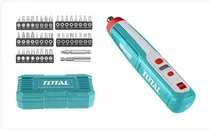 Total Destornillador TSDLI0403 4V c/40PCS de Accesorios