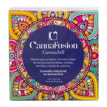 Chá Cannachill Base de Laranja, Hervas e Cannabis 10 Saquinhos 20G