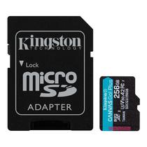 Cartao de Memoria Micro SD Kingston Canvas Go Plus 256GB 170MBS  SDCG3/256GB