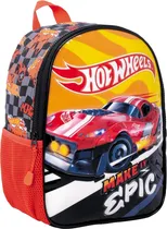 Mochila Hot Wheels Preto/Vermelho - 75130