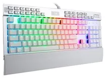 Teclado Gamer Mecânico Redragon K550W-1 Yama USB / RGB / Inglês - Branco