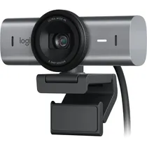 Webcam Logitech MX Brio 4K 960-001548 com Zoom X4 / Ultra HD 4K A 30FPS / 8.5MP - Gray