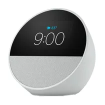 Speaker Smart Amazon Echo Spot Clock With Alexa - White