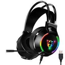 Headset Gamer Satellite AE-304 RGB / com Fio - Preto