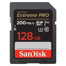 Cartao de Memoria SD Sandisk Extreme Pro 128GB 200MBS - SDSDXXD-128G-GN4IN