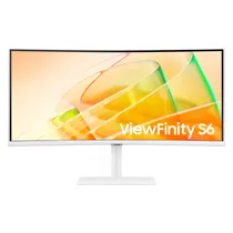 Monitor Samsung Viewfinity S65TC LS34C654TAN 34" Quad HD Ultrawide Curvo 100HZ HDMI USB - Branco