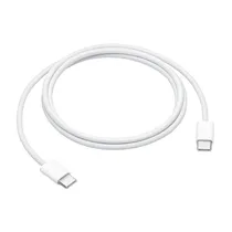 Cabo Apple MQKJ3ZM/A - USB Tipo C / USB Tipo C - 1 Metro - Nylon Traçado - Branco