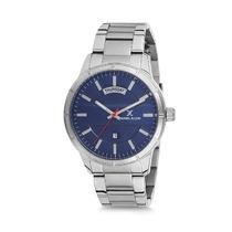 Relogio Analogico Masculino Daniel Klein Premium DK12215-4 - Prata e Azul