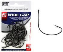 Anzol Marine Sports Wide Gap Black Nickel 2/0 com 40PÇS