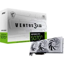 Placa de Vídeo MSI Geforce RTX 5070 Ti Ventus 3X PZ Oc 16 GB GDDR7 - White