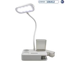 Lampara LED de Mesa D12 com Porta Canetas - C021