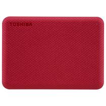 HD Externo Toshiba 4TB Canvio Advance 2.5" HDTCA40XR3CA - Vermelho