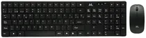 Teclado e Mouse Sem Fio Mtek KM-5197B - Preto (Espanhol)
