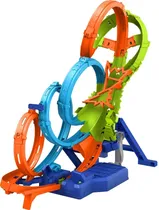 Hot Wheels Action 4-Loop Crash-Out Mattel - HXR70