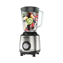 Licuadora Molimix Pratic Glass MLV-600 1.5L 600W 220V Plata - Negro