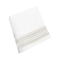 Toalla de Mano Soho Retreat Stripes Collection TO3600RETSOWH 40 X 70 CM Blanco Óptico