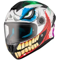 Capacete MT Helmets Targo Joker A5 - Fechado - Tamanho s - Gloss White