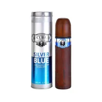 Perfume Cuba Silver Blue Eau de Toilette Masculino 100ML
