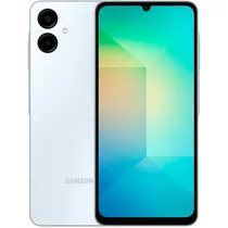 Smartphone Samsung Galaxy A06 SM-A065F/ DS 4/ 128GB / Tela 6.7 / Cam 50+2MP / Android 14 - Light Blue