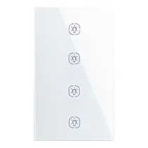 Zigbee Homie Esp Touch 4 Int. HSS04TR White