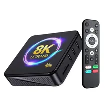 Receptor TV Box I96 King / 8K / Ultra HD / Wifi / Android TV - Preto