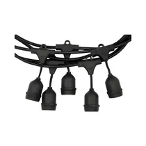 Guirnalda de Luces Prolongable Ecoville EV14-10M20L E27 IP65 10M 20 Portalámparas