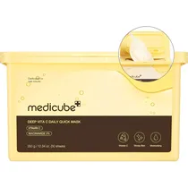 Máscara Facial Medicube Daily Quick Deep Vita C - 30 Unidades