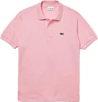 Camisa Polo Lacoste L121223SFI Masculino Rosa