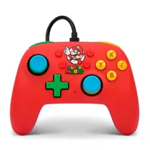 Controle Powera Enhanced Wired Mario Medley para Nintendo Switch PWA-A-04511