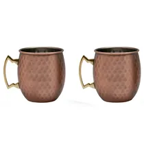 Xicaras de Cobre Wayu 2 Unidades 600ML