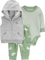 Conjunto Carter's 1R540610 - Masculino (3 Peças)