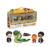 Spin Master Figura HP Micro Magical Moments: Harry VS Nagini Con 4 Figuras Plastico 5 Años + Multicolor