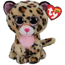 TY Peluches TY Beanie Boos Livvie Leopardo Café Tela Poliester 3 Años+ Multicolor