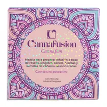 Chá Cannafem Base de Rosella, Gengibre, Canela, Ervas e Cannabis 10 Saquinhos 20G