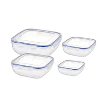 Set de Tápers Bager Cook&Lock BG-560 4 Piezas