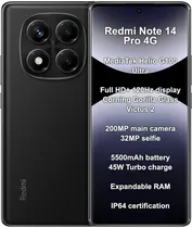 Smartphone Xiaomi Redmi Note 14 Pro Lte Dual Sim 6.67" 12GB/512GB Black (Global)