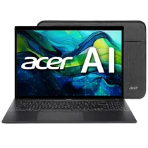 Notebook Acer Swift 16 Ai SF16-51T-76TG Intel Core Ultra 7 256V Tela Touch Oled 2.8K 16" / 16GB de Ram / 1TB SSD / Intel Arc 8GB - Ice Preto (Ingles)