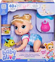 Boneca Harper Hugs Baby Alive Engatinha e Brinca Hasbro - F9709