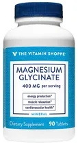 The Vitamin Shoppe Magnesium Glycinate 400MG (90 Tabletas)